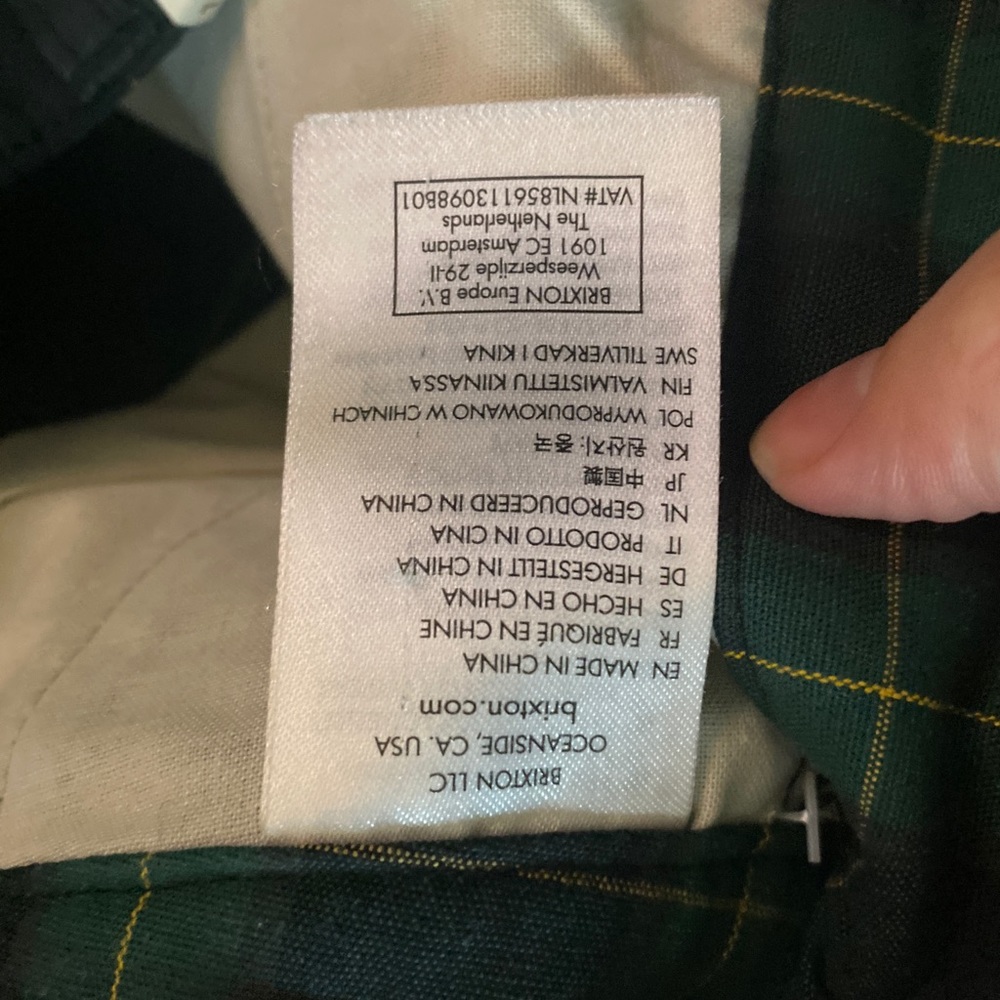 skater check pants high waisted - Picture 8 of 9